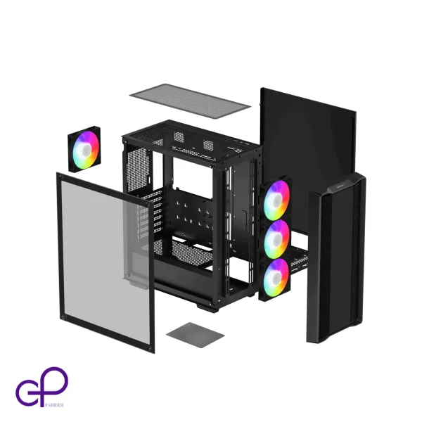 کیس دیپ کول CC560 ARGB V2 پدیده پی سی padidehpc.com