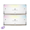 Corsair Dominator Titanium RGB 32GB 16GBx2 6000MHz CL30 DDR5 White DIMM XMP Kit Memory