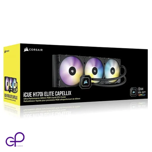 خنک کننده مایع پردازنده کورسیر H170i ELITE CAPELLIX BLACK پدیده پی سی padidehpc.com