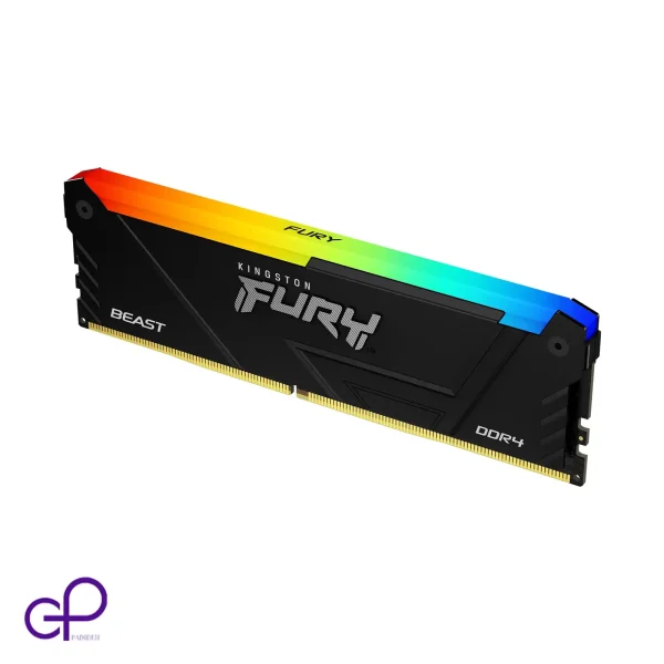 رم کینگستون Fury Beast DDR4 RGB با ظرفیت 8 گیگابایت و فرکانس 3200 مگاهرتز پدیده پی سی padidehpc.com
