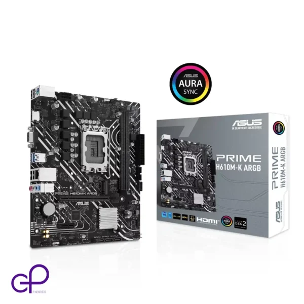 ASUS PRIME H610M-K DDR5 LGA1700 microATX Motherboard