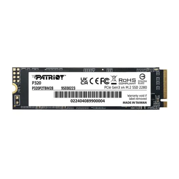 حافظه SSD M2 Patriot اینترنال پاتریوت P320 ظرفیت 1 ترابایت پدیده پی سی padidehpc.com