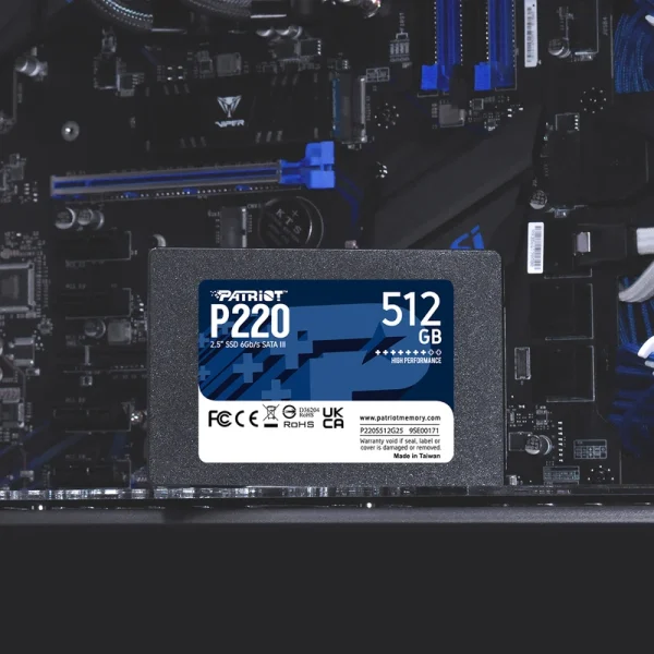 حافظه SSD Patriot اینترنال پاتریوت P220 ظرفیت 512 گیگابایت پدیده پی سی padidehpc.com