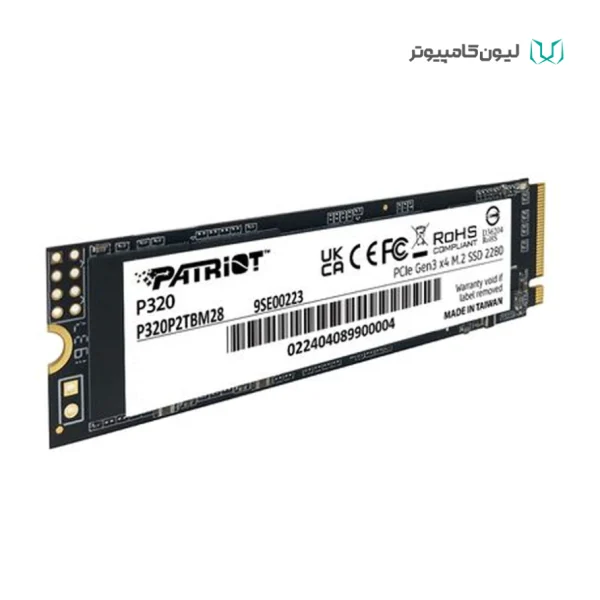 حافظه SSD M2 Patriot اینترنال پاتریوت P320 ظرفیت 1 ترابایت پدیده پی سی padidehpc.com