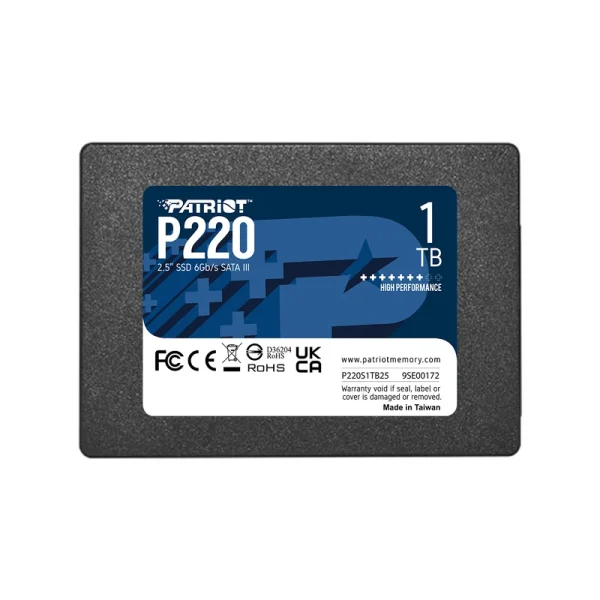 حافظه SSD Patriot اینترنال پاتریوت P220 ظرفیت 1 ترابایت پدیده پی سی padidehpc.com