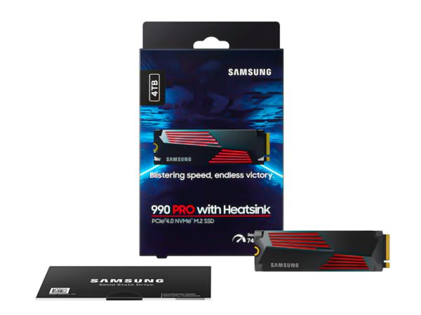 اس اس دی اینترنال سامسونگ 990 Pro Heatsink NVMe M.2 ظرفیت 4 ترابایت پدیده پی سی padidehpc.com