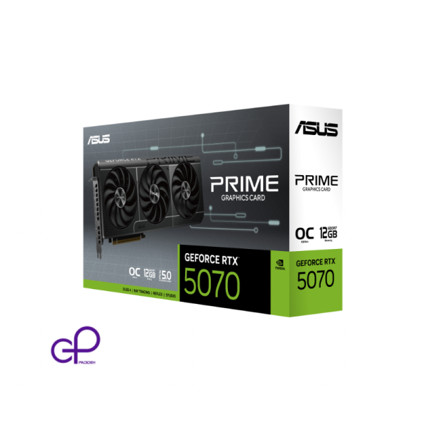 کارت گرافیک ایسوس ASUS GeForce RTX 5070 PRIME 16GB GDDR7 OC Edition پدیده پی سی padidehpc.com